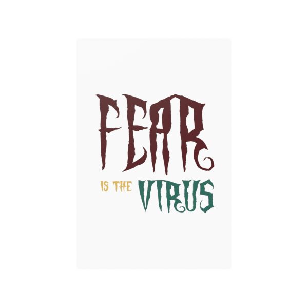 Posters Fear Is The Virus LOGO1 - Image 10