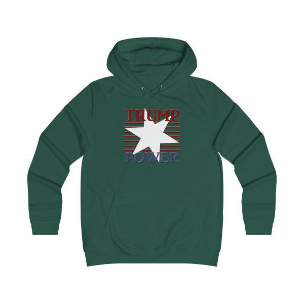 Girlie College Hoodie - TRUMP POWER - Image 11