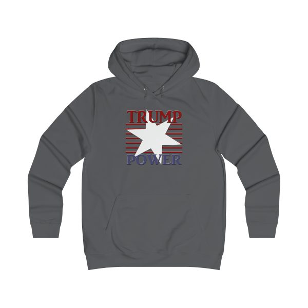 Girlie College Hoodie - TRUMP POWER - Image 13