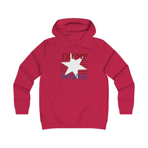 Girlie College Hoodie - TRUMP POWER - Image 17