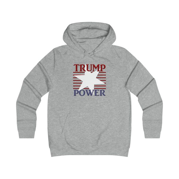 Girlie College Hoodie - TRUMP POWER - Image 7