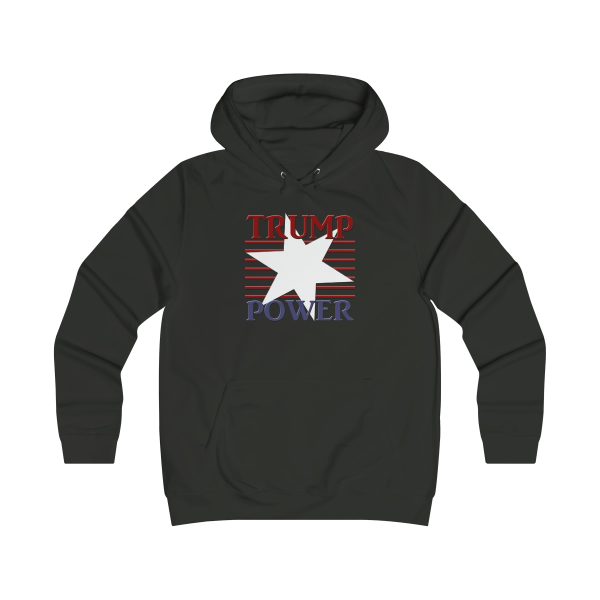 Girlie College Hoodie - TRUMP POWER - Image 9