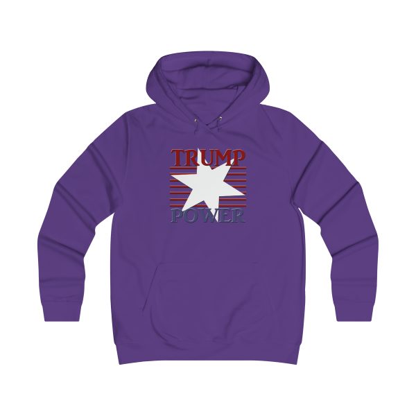 Girlie College Hoodie - TRUMP POWER - Image 15