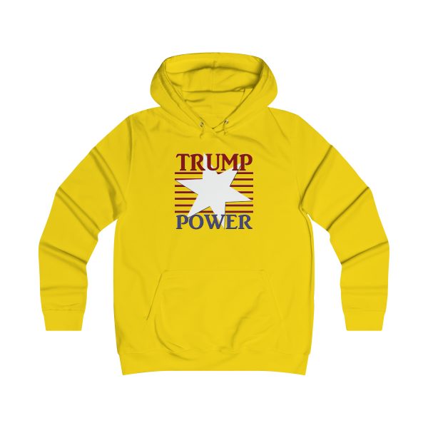 Girlie College Hoodie - TRUMP POWER - Image 5