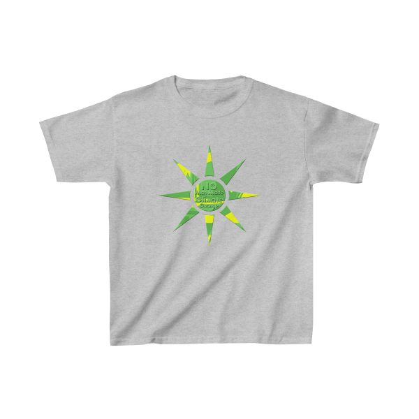 Kids Heavy Cotton™ Tee - No Man Made Climate Change - Image 9