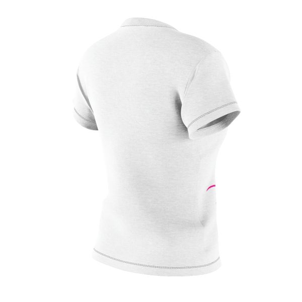 Women's Cut and Sew Tee (AOP) - Women Are Not Costumes (White BG) - Image 3