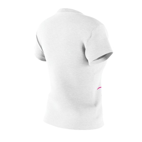 Women's Cut and Sew Tee (AOP) - Women Are Not Costumes (White BG) - Image 9
