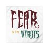 Microfiber Duvet Cover Fear Is The Virus LOGO1 - Image 4
