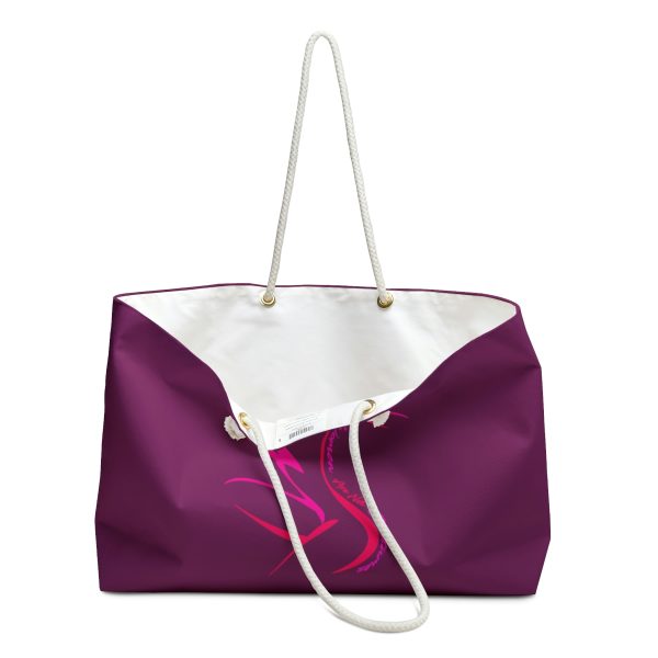 Weekender Bag - Women Are Not Costumes (Purple BG) - Image 3