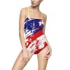 Women's One-piece Swimsuit (AOP) - Stars and Stripes - Image 21
