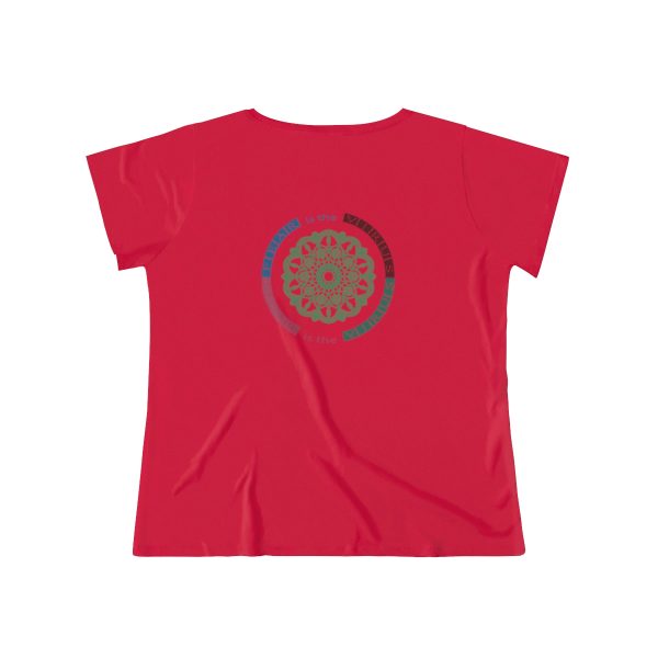 Women's Curvy Tee - Fear Is The Virus LOGO1 - 2 - Image 14
