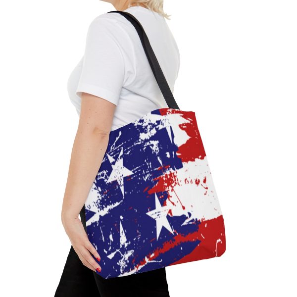 Tote Bag (AOP) - TRUMP POWER - Stars and Stripes - Image 8