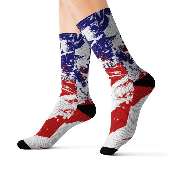 Sublimation Socks - TRUMP POWER - Stars and Stripes - Image 9