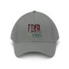 Unisex Twill Hat - Fear Is The Virus LOGO1 - Image 10