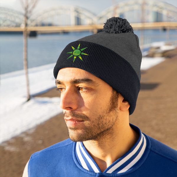 Pom Pom Beanie - No Man Made Climate Change