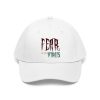 Unisex Twill Hat - Fear Is The Virus LOGO1 - Image 6