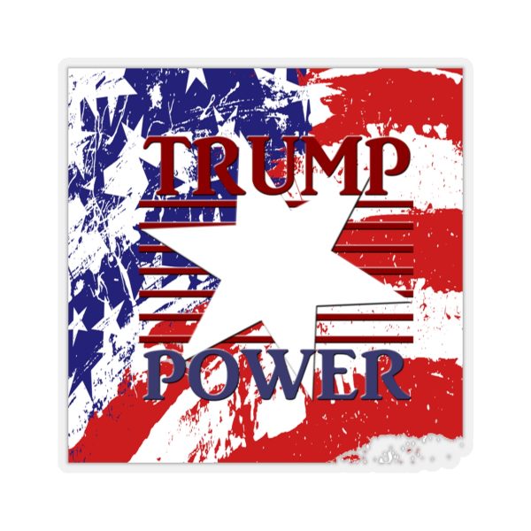 Kiss-Cut Stickers - TRUMP POWER - Stars and Stripes - Image 13