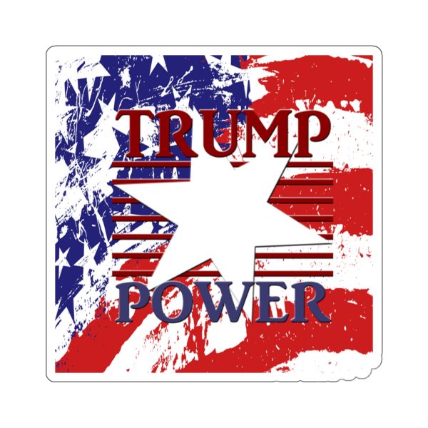 Kiss-Cut Stickers - TRUMP POWER - Stars and Stripes - Image 16