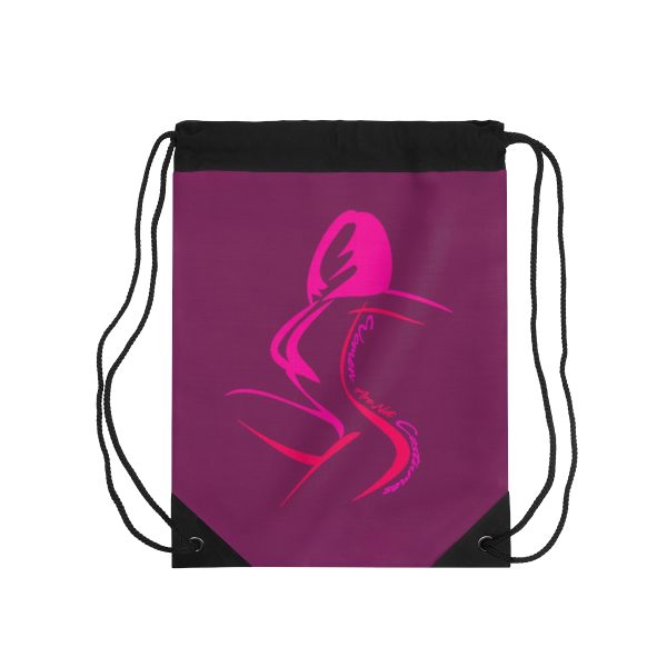 Drawstring Bag - Women Are Not Costumes (Purple BG)