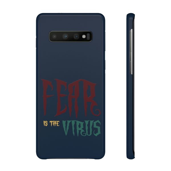 Snap Cases Fear Is The Virus LOGO1 (Dark Blue BG) - Image 142