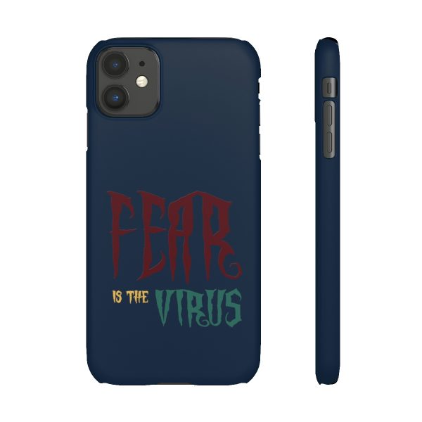 Snap Cases Fear Is The Virus LOGO1 (Dark Blue BG) - Image 9
