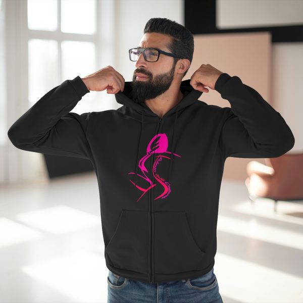Unisex Hooded Zip Sweatshirt- Women Are Not Costumes (Front and Back) - Image 17