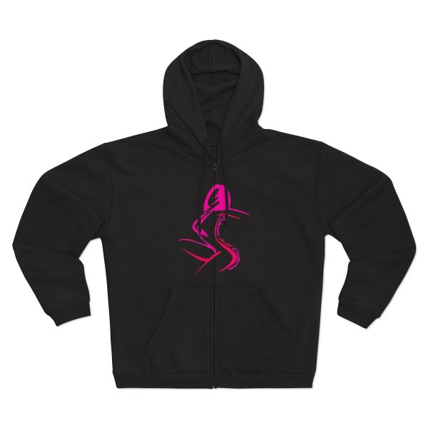 Unisex Hooded Zip Sweatshirt- Women Are Not Costumes (Front and Back) - Image 13