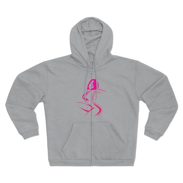 Unisex Hooded Zip Sweatshirt- Women Are Not Costumes (Front and Back) - Image 7