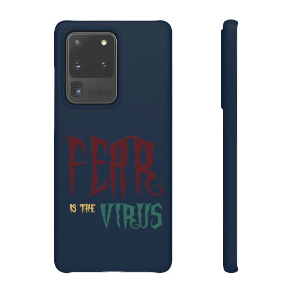 Snap Cases Fear Is The Virus LOGO1 (Dark Blue BG) - Image 120