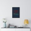 Premium Framed Vertical Poster Fear Is The Virus LOGO1 (Dark Blue BG) - Image 26
