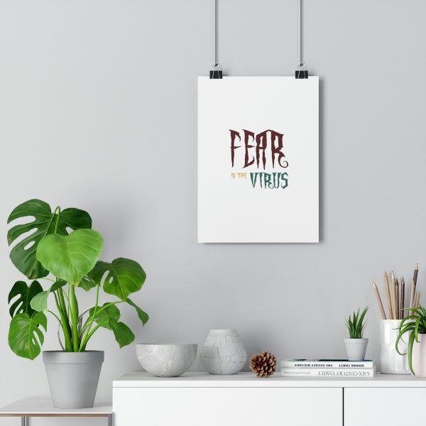 Giclée Art Print  Fear Is The Virus LOGO1 - Image 4