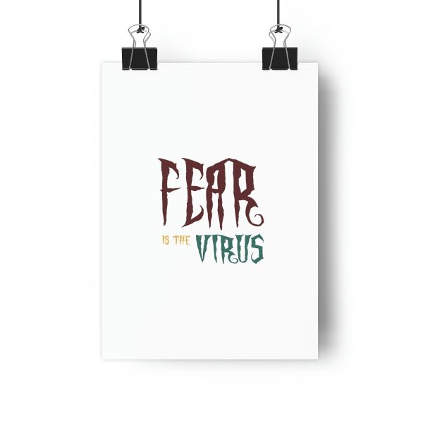 Giclée Art Print  Fear Is The Virus LOGO1 - Image 3