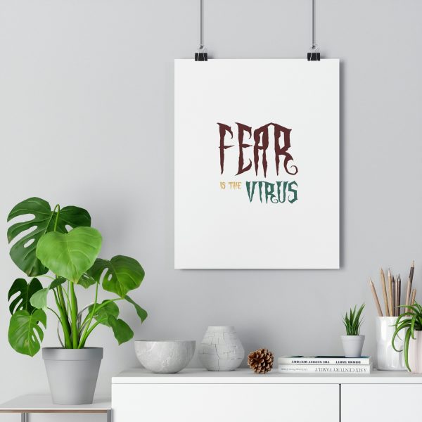 Giclée Art Print  Fear Is The Virus LOGO1 - Image 6