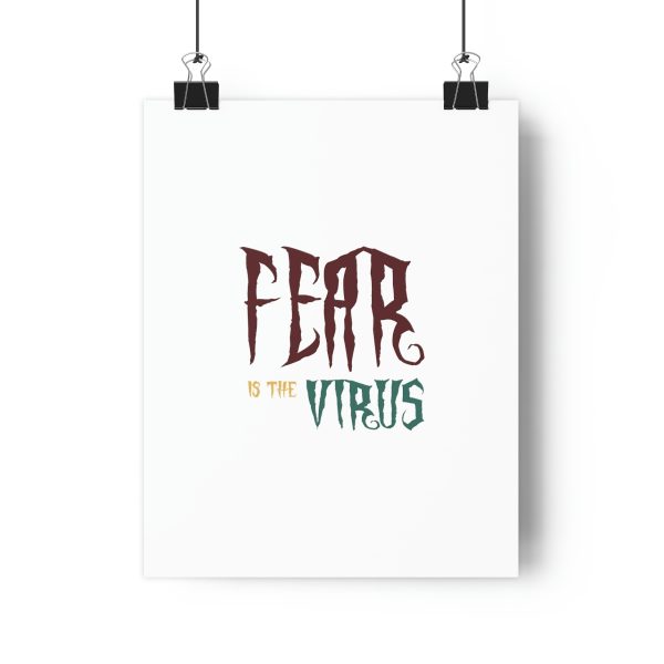 Giclée Art Print  Fear Is The Virus LOGO1 - Image 5