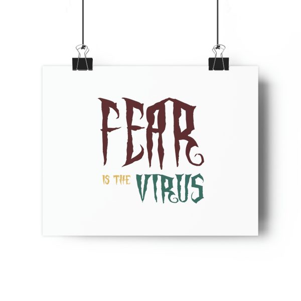 Giclée Art Print  Fear Is The Virus LOGO1 - Image 2