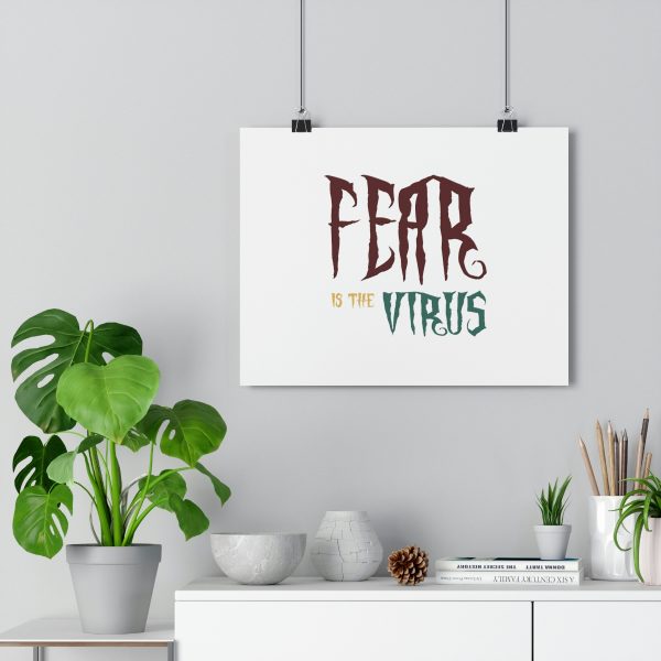 Giclée Art Print  Fear Is The Virus LOGO1