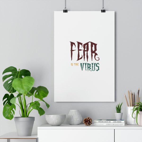 Giclée Art Print  Fear Is The Virus LOGO1 - Image 8