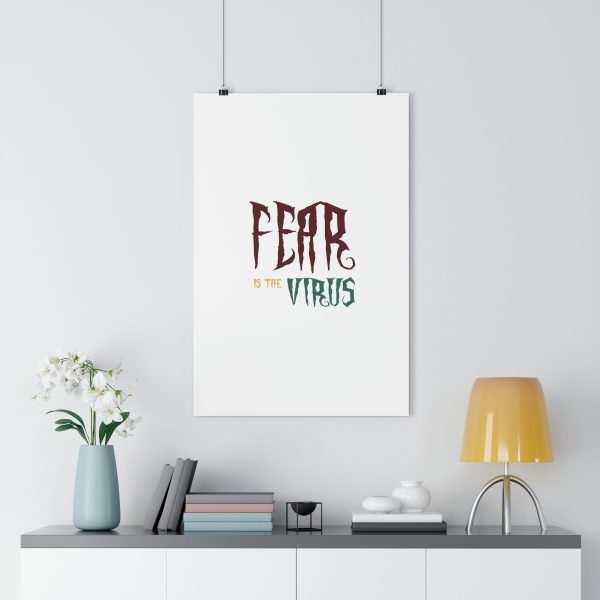 Giclée Art Print  Fear Is The Virus LOGO1 - Image 14