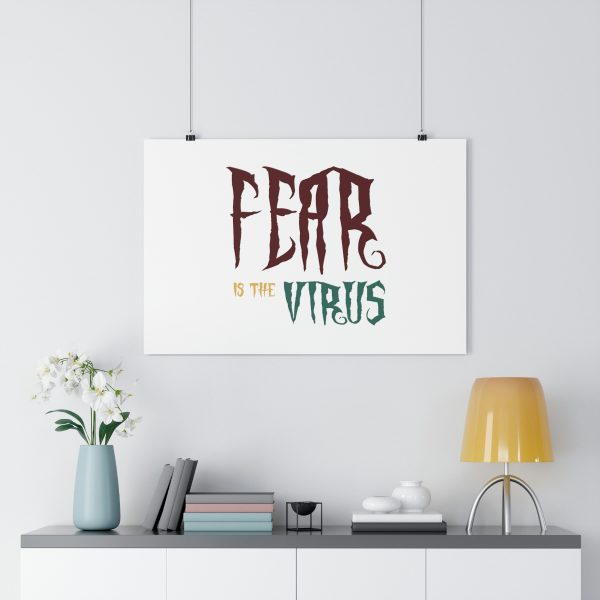 Giclée Art Print  Fear Is The Virus LOGO1 - Image 24