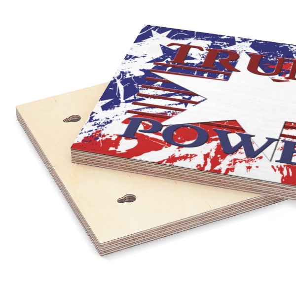 Wood Canvas - TRUMP POWER - Stars and Stripes - Image 4