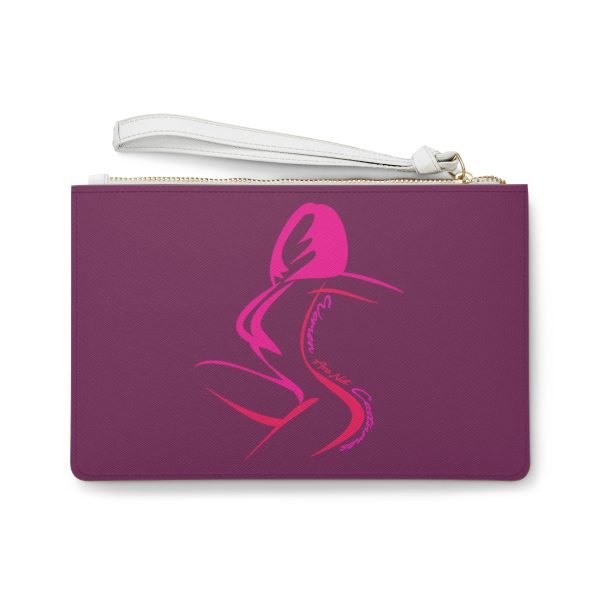 Clutch Bag - Women Are Not Costumes (Purple BG) - Image 3
