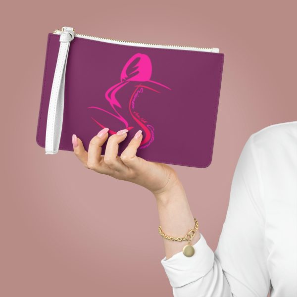 Clutch Bag - Women Are Not Costumes (Purple BG)