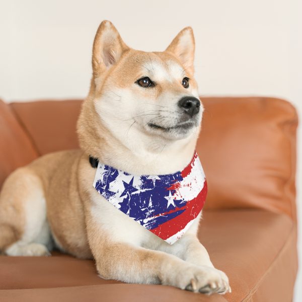 Pet Bandana Collar - Stars and Stripes - Image 6