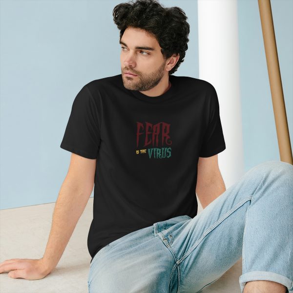 Organic Staple T-shirt - Fear Is The Virus LOGO1