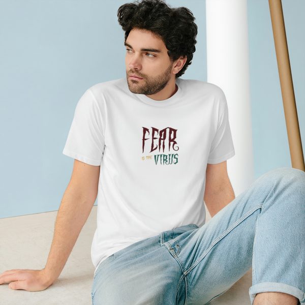 Organic Staple T-shirt - Fear Is The Virus LOGO1 - Image 8