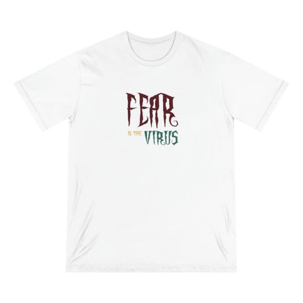 Organic Staple T-shirt - Fear Is The Virus LOGO1 - Image 5