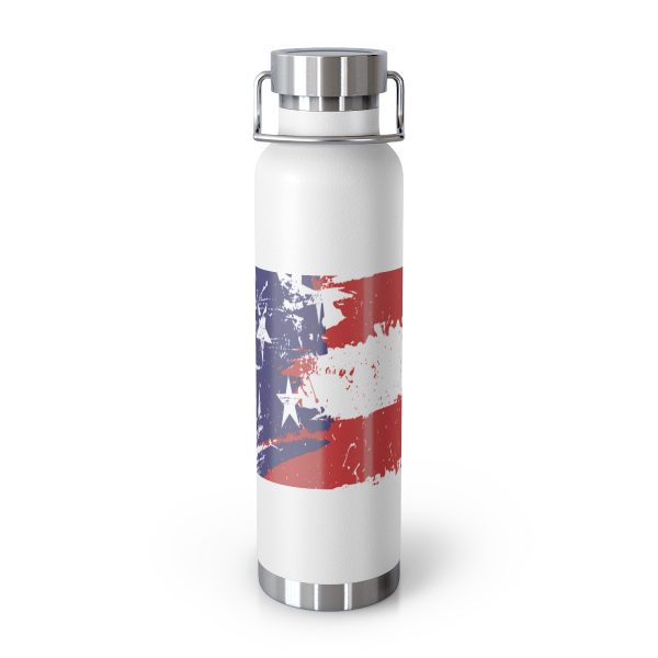 Copper Vacuum Insulated Bottle 22oz - Stars and Stripes - Image 2