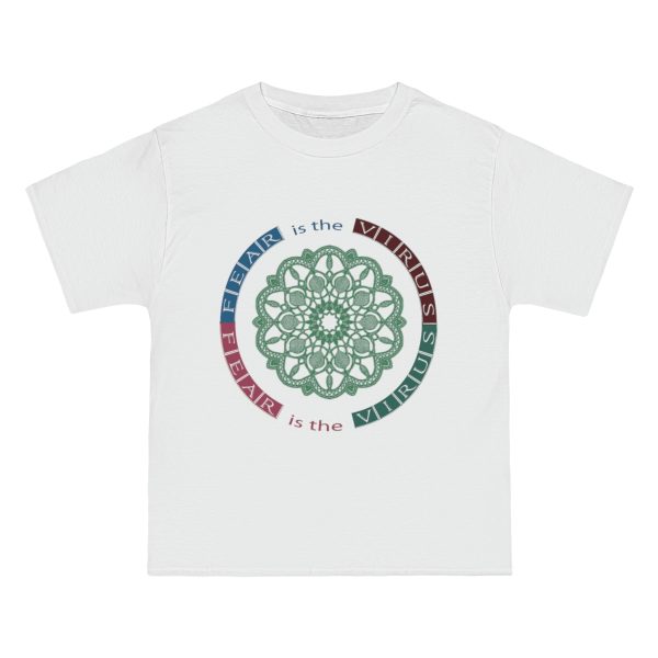 Beefy-T®  Short-Sleeve T-Shirt - Fear Is The Virus LOGO 2 - Image 5