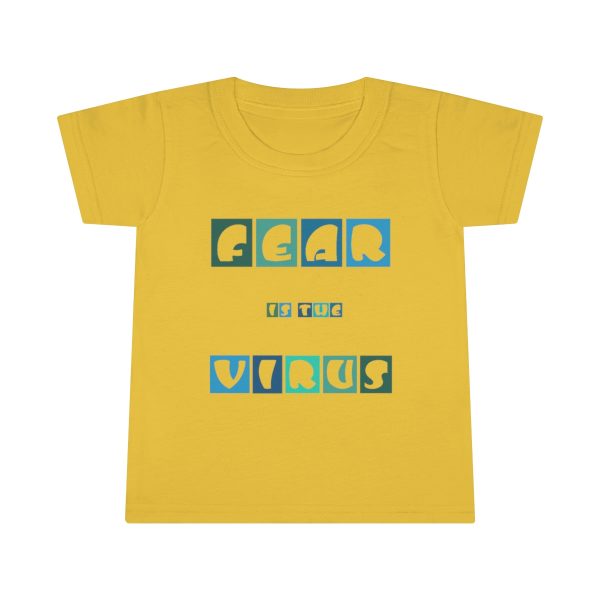 Toddler T-shirt - Fear Is The Virus LOGO 5 - Image 7