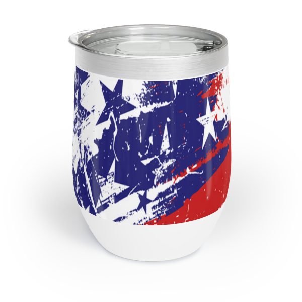 Chill Wine Tumbler - Stars and Stripes